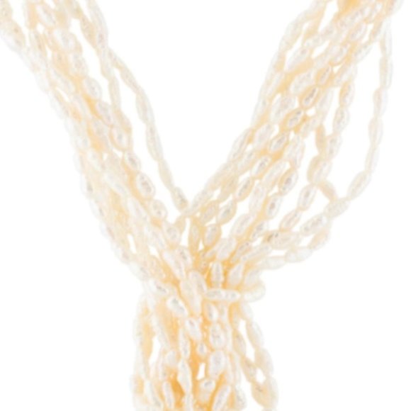 NWOT 14K Pearl Multistrand Necklace - Picture 5 of 5